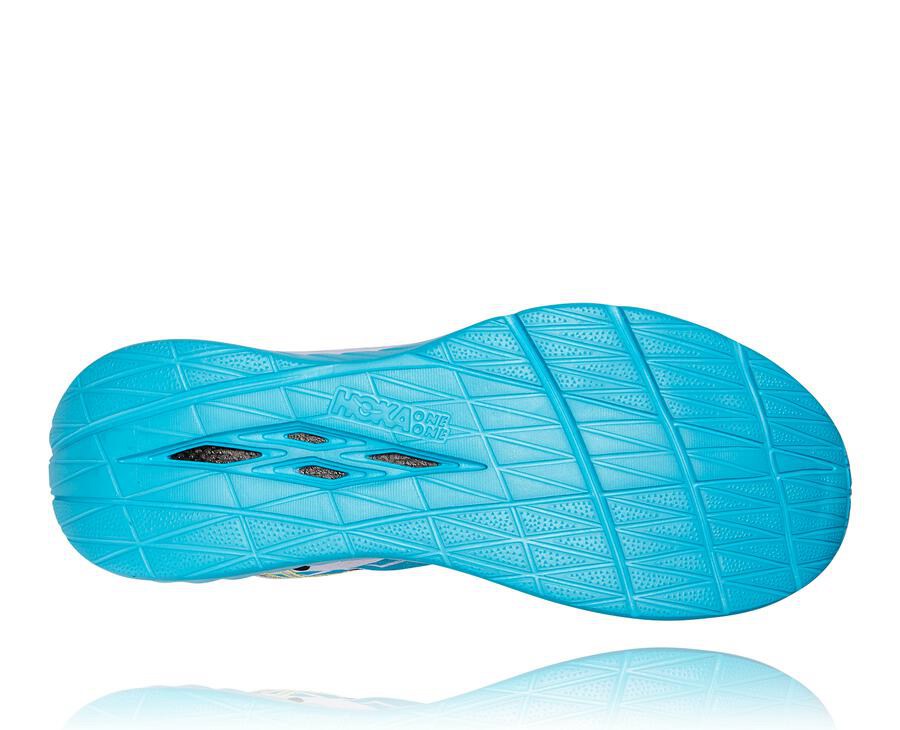 Hoka One One Løbesko Herre - Ironman Kona Carbon X - Blå/Hvide - 108756OZP